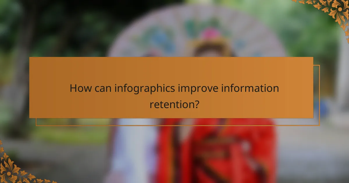 How can infographics improve information retention?